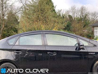 Auto Clover Wind Deflectors Set for Toyota Prius 2010 - 2015 (4 pieces)